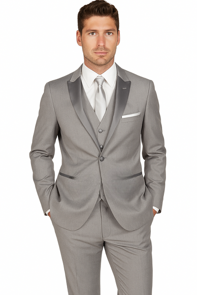 Arlan 2pc Tuxedo by Giorgio Fiorelli Black, Blue, or L Grey 7   - from alligatorwarehouse.com