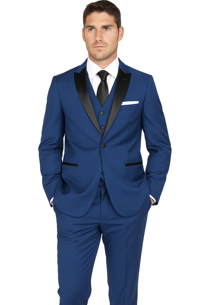 Arlan 2pc Tuxedo by Giorgio Fiorelli Black, Blue, or L Grey 1   - from alligatorwarehouse.com