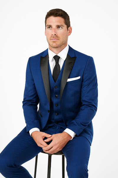 Arlan 2pc Tuxedo by Giorgio Fiorelli Black, Blue, or L Grey 5   - from alligatorwarehouse.com