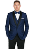 Arlan French-Blue Tuxedo with One Button 5   - from alligatorwarehouse.com