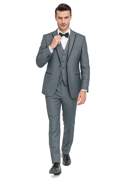 Oscar Tuxedo Sharkskin Gray or Blue by Giorgio Fiorelli 11   - from alligatorwarehouse.com