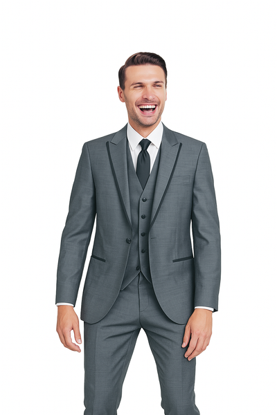 Oscar Tuxedo Sharkskin Gray or Blue by Giorgio Fiorelli 13   - from alligatorwarehouse.com
