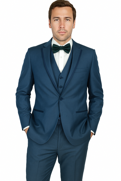 Oscar Tuxedo Sharkskin Gray or Blue by Giorgio Fiorelli 6   - from alligatorwarehouse.com