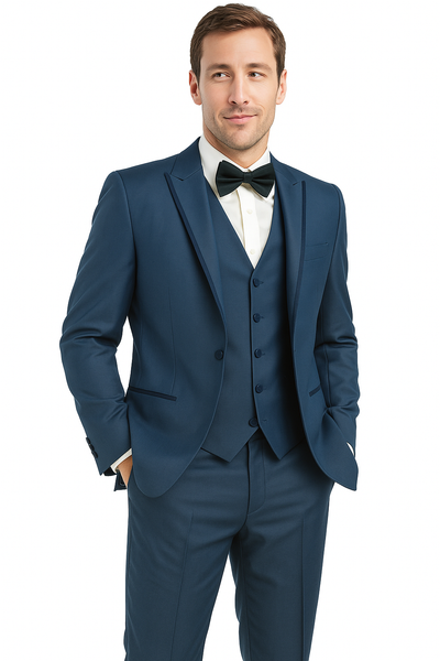 Oscar Tuxedo Sharkskin Gray or Blue by Giorgio Fiorelli 5   - from alligatorwarehouse.com