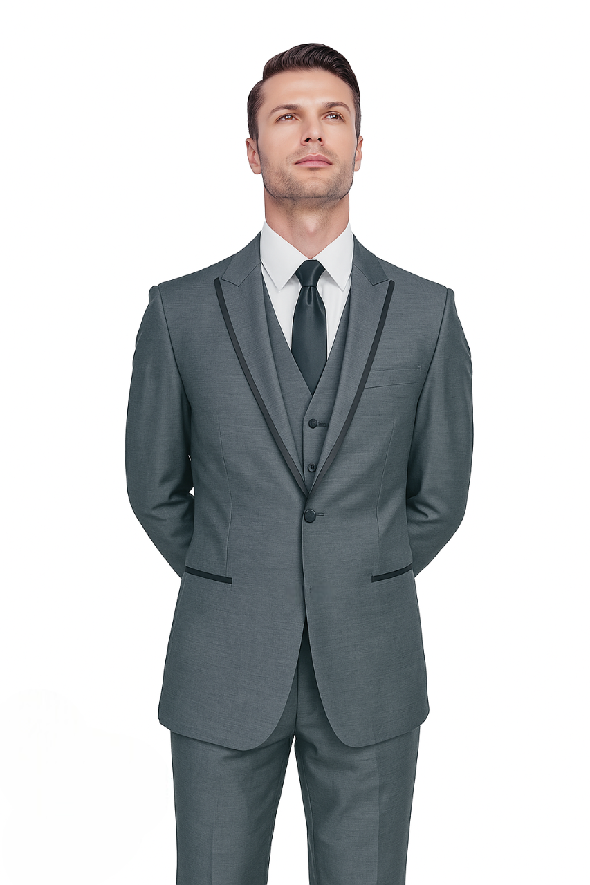 Oscar Tuxedo Sharkskin Gray or Blue by Giorgio Fiorelli 12   - from alligatorwarehouse.com