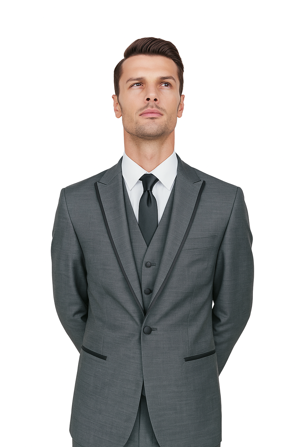Oscar Tuxedo Sharkskin Gray or Blue by Giorgio Fiorelli 8   - from alligatorwarehouse.com