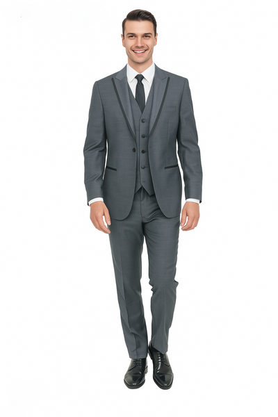 Oscar Tuxedo Sharkskin Gray or Blue by Giorgio Fiorelli 7   - from alligatorwarehouse.com