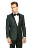 Shawl Jacquard Tuxedo by Giorgio Fiorelli in Burgundy, Gray 11   - from alligatorwarehouse.com