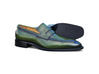 Patina Finished Penny Loafer