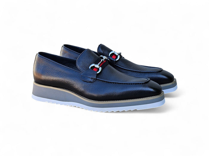 Carrucci Calfskin Slip-On Horsebit Loafer