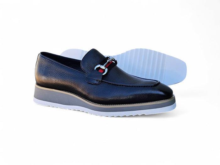 Carrucci Calfskin Slip-On Horsebit Loafer