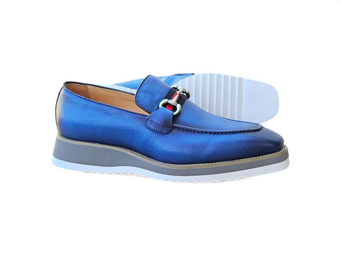 Carrucci Calfskin Slip-On Horsebit Loafer