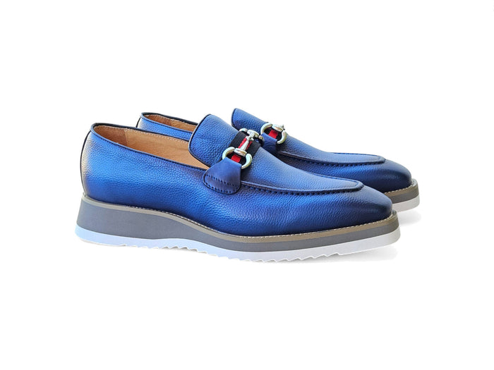 Carrucci Calfskin Slip-On Horsebit Loafer