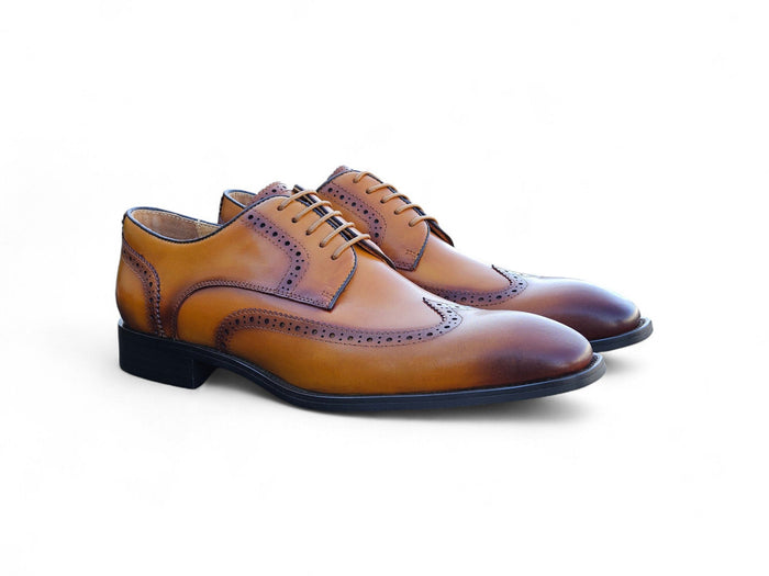 Carrucci Blucher Style Wingtip Derby