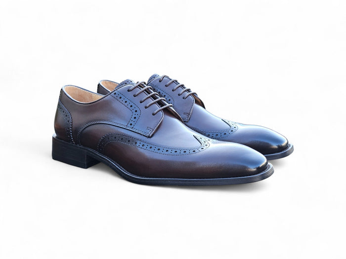 Carrucci Blucher Style Wingtip Derby
