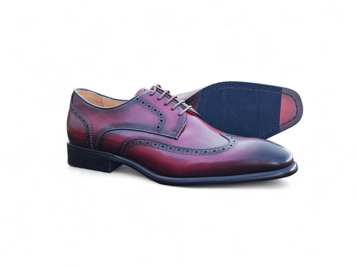 Carrucci Blucher Style Wingtip Derby