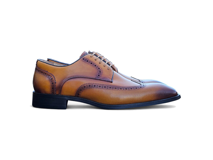 Carrucci Blucher Style Wingtip Derby