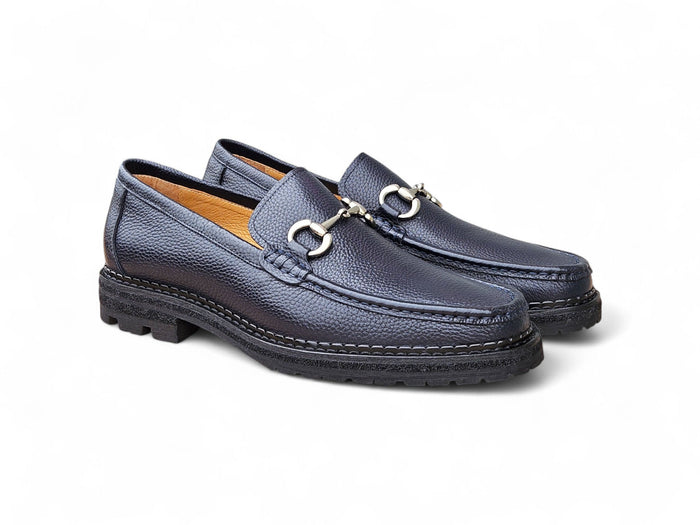 Carrucci Horsebit Loafer Lug Sole