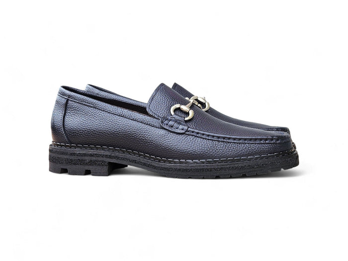 Carrucci Horsebit Loafer Lug Sole