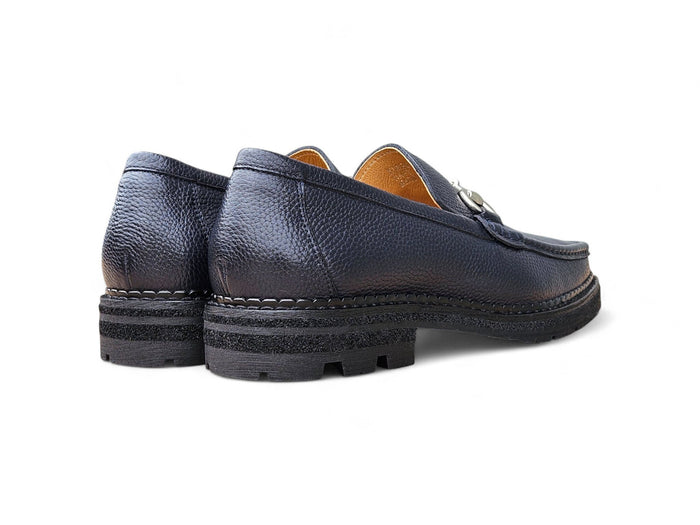 Carrucci Horsebit Loafer Lug Sole