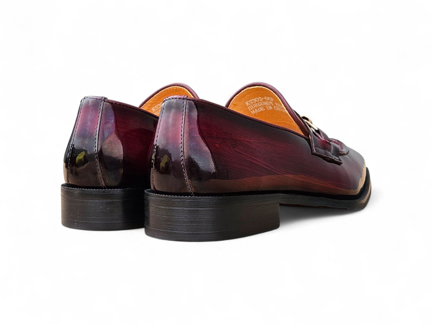 Carrucci Amber Patent Leather Chain Loafer