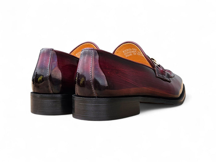 Carrucci Amber Patent Leather Chain Loafer