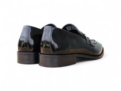 Carrucci Amber Patent Leather Chain Loafer