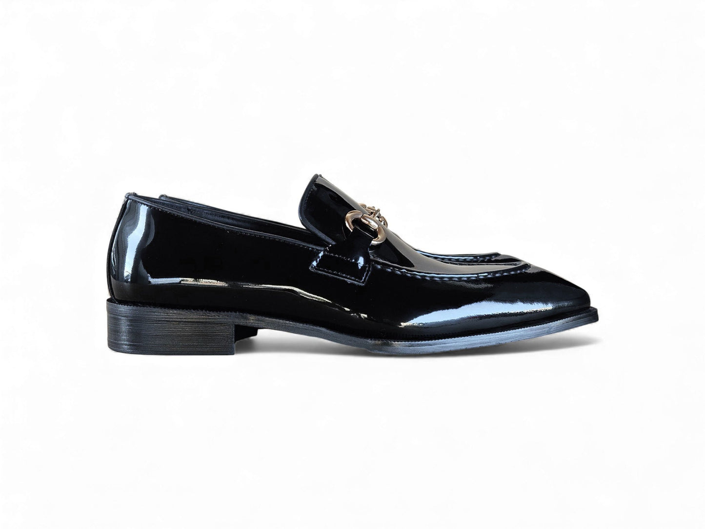 Carrucci Patent Leather Buckle Loafer