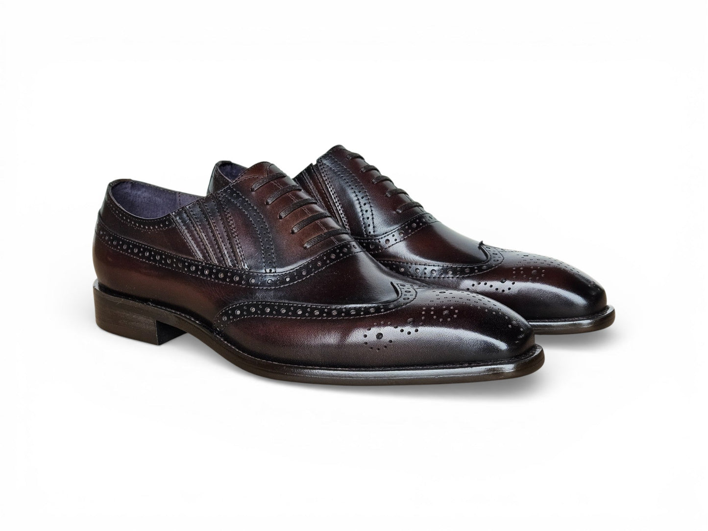 Carrucci Wingtip Slip-on Oxford