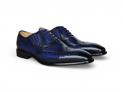 Carrucci Wingtip Slip-on Oxford