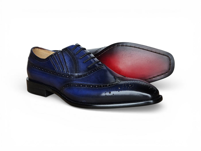 Carrucci Wingtip Slip-on Oxford
