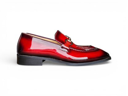 Patent Leather Buckle Loafer