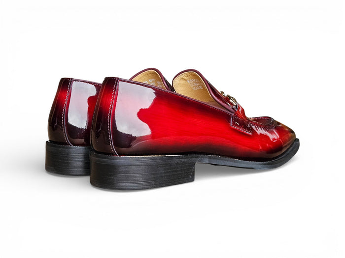 Carrucci Patent Leather Buckle Loafer