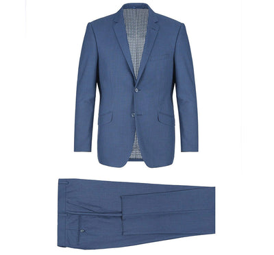 Blue Dress Suit Slim Fit 2 Piece Notch Lapel 2 SO62106-3-SLIM2PC  - from alligatorwarehouse.com