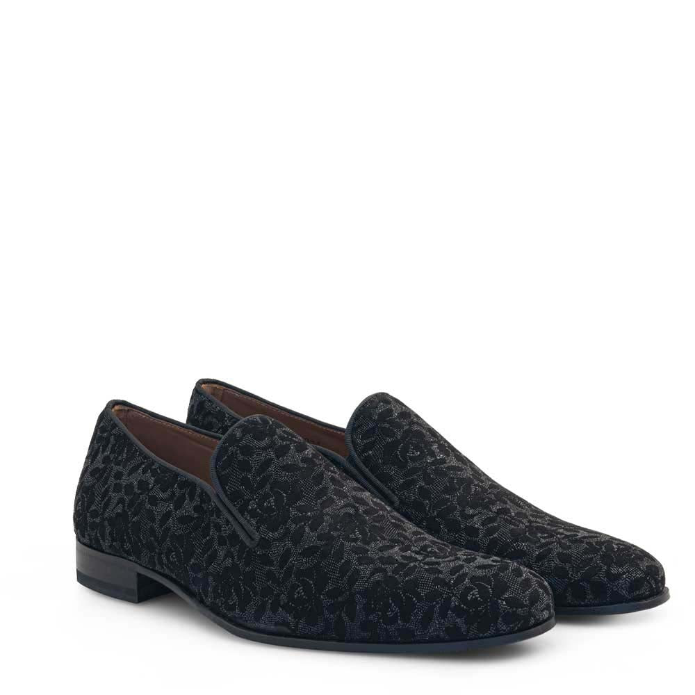 Mezlan Velvet Formal Loafer Black (21084)