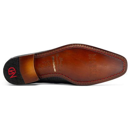 Marco Di Milano Merida Black Genuine Caiman and Lizard Derby Shoes - view 4