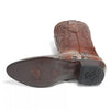 Los Altos Brown Boots Genuine Python Skin 2   - from alligatorwarehouse.com