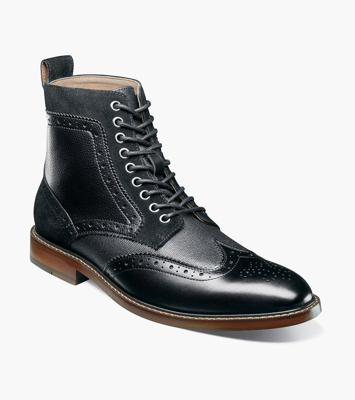 Stacy Adams Finnegan Wingtip Lace Up Boot by Stacy Adams Shoes