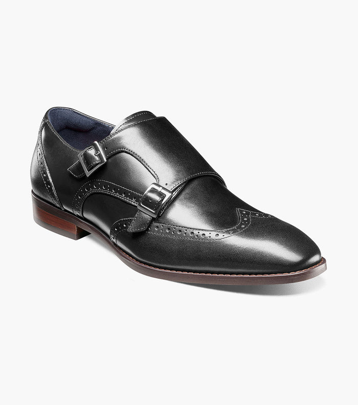 Stacy Adams Karson Wingtip Double Monk Strap by Stacy Adams Shoes