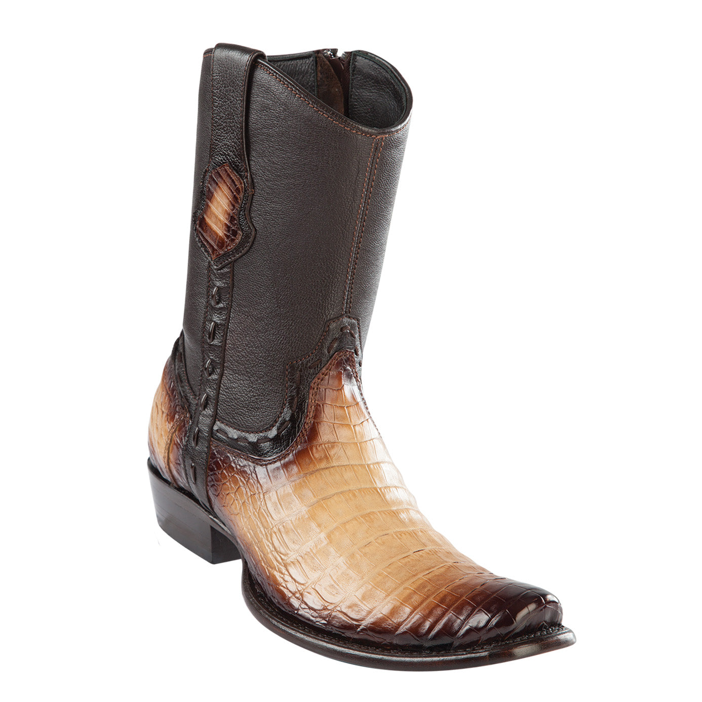 Oryx caiman belly mens short cowboy boots