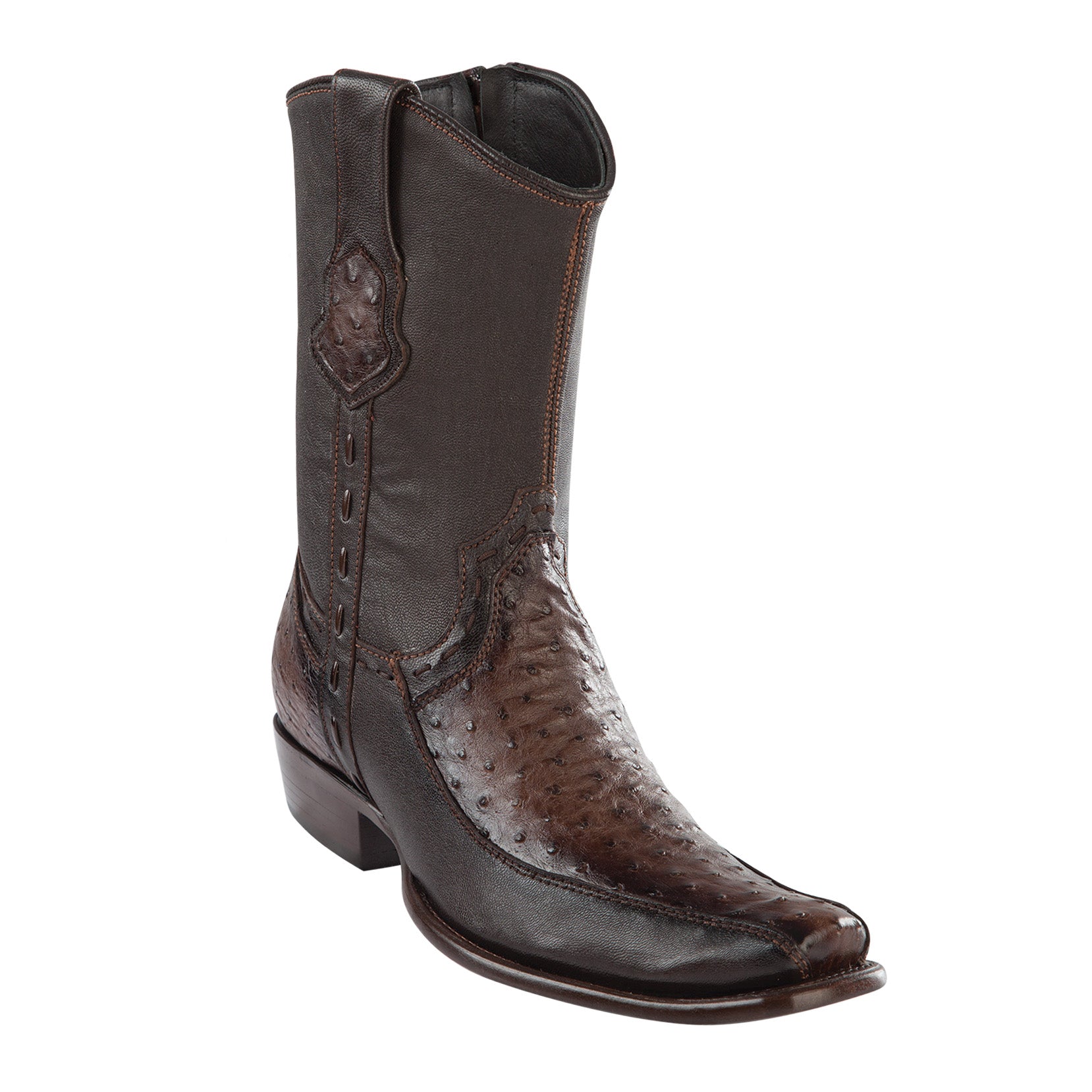 Brown short cowboy boot