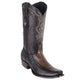 Brown lizard skin boot 