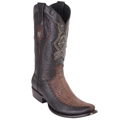 Lizard Dubai Toe Mens Cowboy Boots 4   - from alligatorwarehouse.com