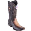 Western Boots Caiman Belly Semi Square Toe 3   - from alligatorwarehouse.com