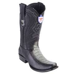 Wild West Caiman grey cowboy boots 