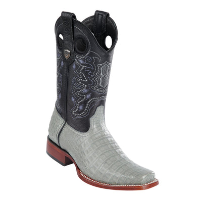 Caiman Belly Square Toe Cowboy Boots 5   - from alligatorwarehouse.com