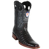Caiman Belly Square Toe Cowboy Boots 4   - from alligatorwarehouse.com