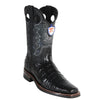 Mens Caiman Square Toe Boots 4   - from alligatorwarehouse.com