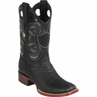 Python Snake Boots Mens Square Toe 1   - from alligatorwarehouse.com