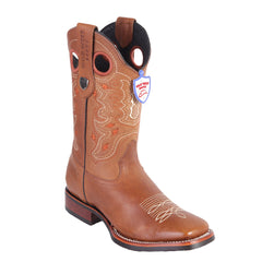 Honey Square Toe Cowboy Boots